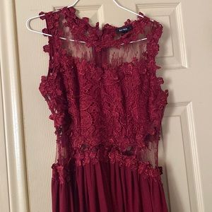 Prom Dress - Dark red size L